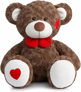 Valentine's Sweetheart Brown Teddy Bear
